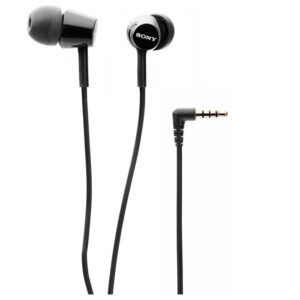 SONY EX155 Wired Headset  (Black, In the Ear) - Image 3