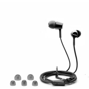 SONY EX155 Wired Headset  (Black, In the Ear) - Image 4