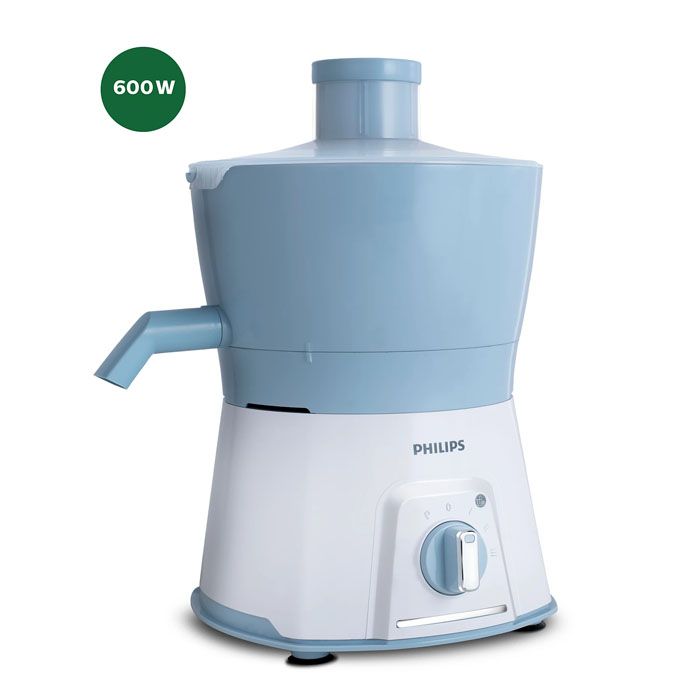 Philips HL7577/00 Viva Collection Juicer (White and Pearl Blue)
