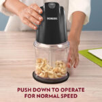 Borosil Chef Delite 260W Electric Chopper (Black) - Image 5
