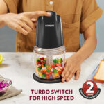 Borosil Chef Delite 260W Electric Chopper (Black) - Image 4