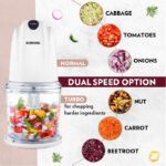 Borosil Chef Delite 260W Electric Chopper (White) - Image 6