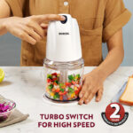 Borosil Chef Delite 260W Electric Chopper (White) - Image 4
