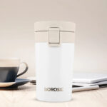 Borosil Coffeemate Insulated Mug 300 ml (White)
