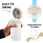 Borosil Coffeemate Insulated Mug 300 ml (White) - Image 4