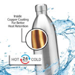 Milton Duo DLX 1800 Thermosteel 1.8 L Water Bottle (Silver) - Image 3