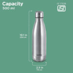 Milton Duo DLX 500 Thermosteel Water Bottle 500 ml (Silver) - Image 6