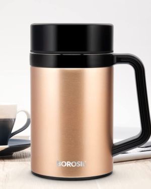 Borosil Hydra EasyGo Insulated Mug 410 ml (Bronze)