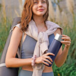 Milton Glide 1000 Stainless Steel Water Bottle 1L (Blue) - Image 2