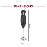Borosil HB01 Smartblend Hand Blender (Black) - Image 2