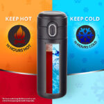 Borosil Hydra Traveller Insulated Mug 300 ml (Black) - Image 2
