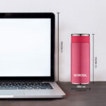 Borosil Hydra Travelsmart 360 ml Stainless Steel Water Bottle Pink, Leak Proof, Double Wall Insulated | Hot & Cold - Image 5