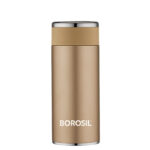 Borosil Hydra Travelsmart 360 ml Water Bottle (Rose Gold)