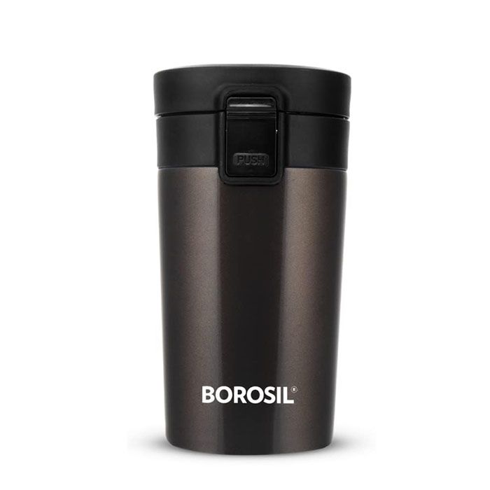 Borosil Coffeemate Insulated Mug 300 ml (Mocha)