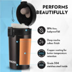 Borosil Coffeemate Insulated Mug 300 ml (Mocha) - Image 4