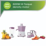 Philips HL7581/00 Juicer Mixer Grinder 4 Jar 600W Turbo Motor - Image 2