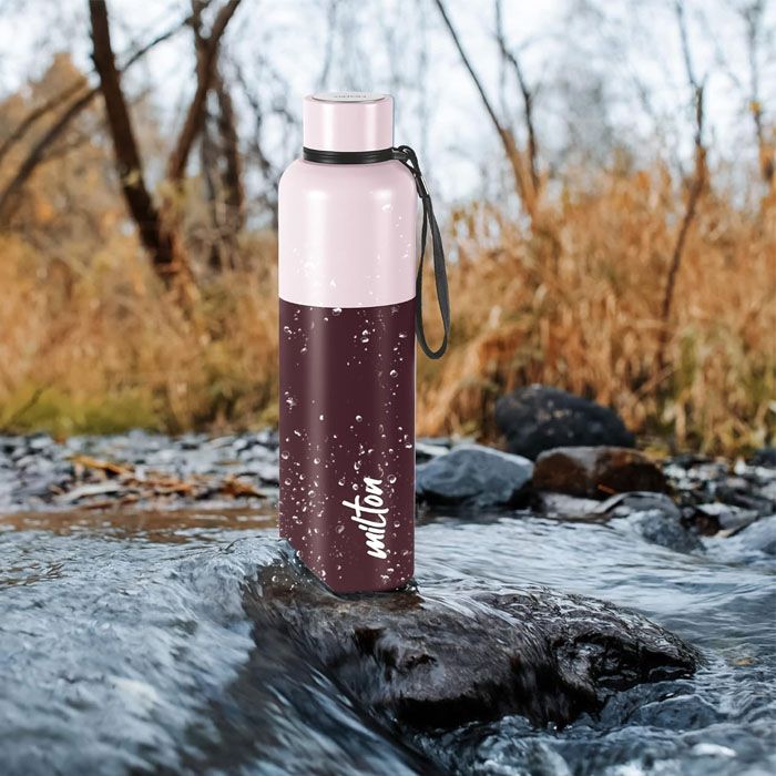 Milton Ancy 1000 Thermosteel Water Bottle (Brown)