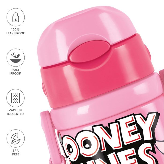 Milton Charmy 450 Looney Tunes Thermosteel Vacuum Insulated Kids Bottle