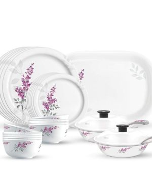 Milton Lissome Round Melamine Dinner Set of 31 Pcs Diana