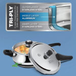 Milton Procook 1.5L Pressure Cooker Outer Lid Curve Triply - Image 6