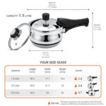 Milton Procook 1.5L Pressure Cooker Outer Lid Curve Triply - Image 7