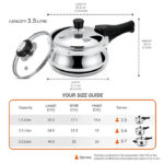 Milton Procook 3.5L Pressure Cooker Outer Lid Curve Triply - Image 8