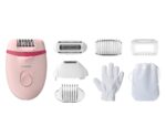 Philips BRE285/00 Satinelle Essential Corded compact epilator (Pink)