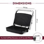 Borosil Jumbo 180° Grill Sandwich Maker for Effortless Grilling - Image 3