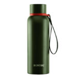 Borosil Trek 700 ml Flask Water Bottle Smart Hydration On-the-Go (Green)