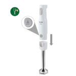 Philips HL1600/02 Hand Blender 650W Daily Collection Powerful Motor Detachable Blade White | Easy Blending - Image 4