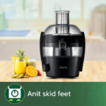 Philips HR1832/00 Viva Collection Powerful Juicer (Ink Black) - Image 3