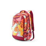 American Tourister Sest+ 02 Polyester Stylish & Durable Backpack (Red)