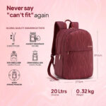 American Tourister Bella 3.0 Backpack 02 (Maroon) - Image 5