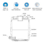 Milton Kool Rover 7 Insulated Plastic Water Jug 5.3 litres (Turquoise) - Image 6