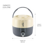 Milton Kool Pristine 7 Insulated Plastic Water Jug 5.25 litres (Grey) - Image 3