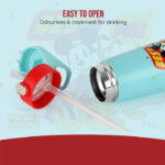 Cello Gulp 3D Touch & Feel One Click Push Thermosteel Flask, 490 ml - Image 7