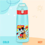 Cello Gulp 3D Touch & Feel One Click Push Thermosteel Flask, 490 ml - Image 8