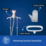 Philips STE1020/40 Standing Garment Steamer 1800W 1.8L Tank 36g/min Steam Double Pole Design | Fast Wrinkle Removal - Image 5