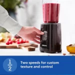Philips HR2603/90 Nutri Blend Mixer Grinder 350W with 3 Jars High RPM Smoothie Maker Compact Design - Image 3