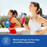 Philips HR2603/90 Nutri Blend Mixer Grinder 350W with 3 Jars High RPM Smoothie Maker Compact Design - Image 2