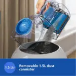 Philips FC9352/01 Compact Vacuum Cleaner 1900W (Dark Royal Blue) - Image 3