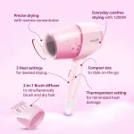 Philips BHC017/00 Hair Dryer 1200W ThermoProtect with Foldable Handle & Cool Air Setting | Compact Travel Hair Dryer - Image 6