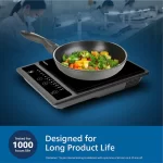 Philips HD4934/00 Induction Cooktop 1300W with Triple MOV 4kW Surge Protection & Soft Touch Control | Compact Electric Stove - Image 6