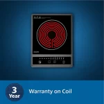 Philips HD4934/00 Induction Cooktop 1300W with Triple MOV 4kW Surge Protection & Soft Touch Control | Compact Electric Stove - Image 5