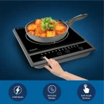 Philips HD4934/00 Induction Cooktop 1300W with Triple MOV 4kW Surge Protection & Soft Touch Control | Compact Electric Stove - Image 2