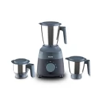 Philips HL1000/02 Mixer Grinder 500W 3 Stainless Steel Jars OptiGrind Motor for Kitchen Use | 5 Year Motor Warranty