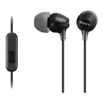Sony MDR-EX15AP Stereo Headphones with Mic | In-Ear Wired Earphones with Powerful Bass & HD Sound (Black) - Image 3