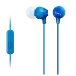 Sony MDR-EX15AP EX Stereo Headphones with Mic | In-Ear Wired Earphones with Powerful Bass & HD Sound