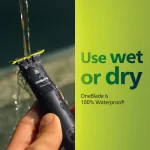 Philips OneBlade Face Hybrid Trimmer QP1424/10 | Trim, Edge & Shave | Waterproof | Dual Protection Technology - Image 3