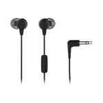 JBL T50HI In-Ear Wired Headphones with Noise Isolation Mic (Black) | Powerful Bass Earphones with 3.5mm Jack - Image 2